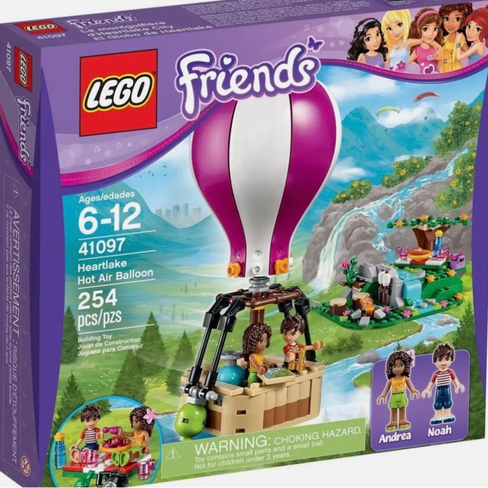 LEGO Friends Adventure Hot Air Balloon - Purple and White - Picture 4 of 4